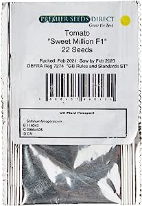 Premier Seeds Direct TOM102 Tomato Sweet Million F1 Includes 22 Seeds best before 4/23 (t12-1)