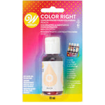 WILTON COLOR RIGHT FOOD COLOR -PEACH- 19ML- best before 08/23-(ref B8)