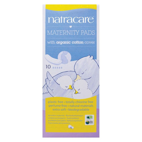Natracare Organic Natural Maternity Pads, Expiry 10/24, Box Damaged/dented (REF T19-1)