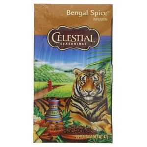 Celestial Bengal Spice Tea 20 bags, 47g- best before 23/01/26