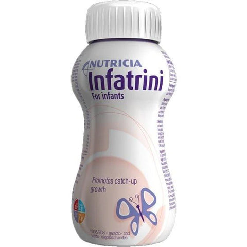 Nutricia Infatrini for infants 200ml, best before 14/11/25, scruffy bottle