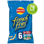 Walkers French Fries Variety Multipack Crisps 6x18g , best before 10/24 , scruffy bags