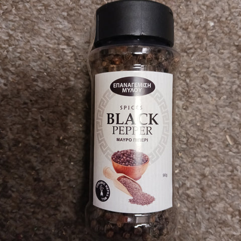 Biodinami black pepper refill 90g, best before 3/24 (ref to3-4)