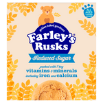 Farleys Rusks Original Reduced Sugar 6 Months Plus 300G, best before 12/25, damaged pack