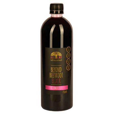 Alchemy Beyond Beetroot elixir 750ml- best before 20/06/24- dirty and scruffy bottle