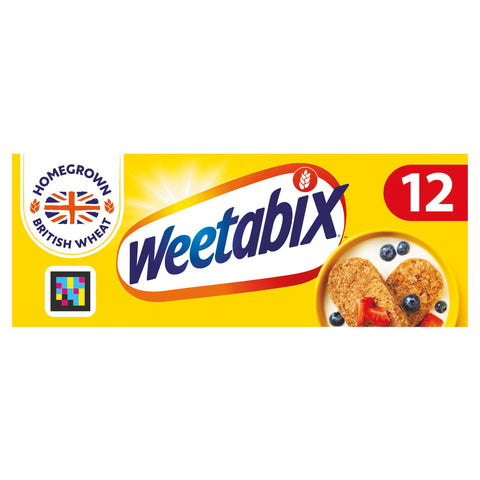 Weetabix Cereal x12, best before 25/03/25, box may come scruffy