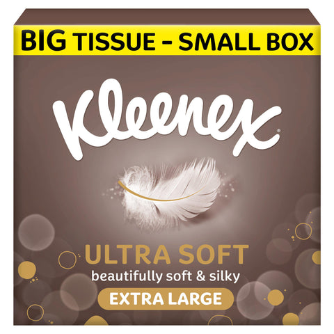 Kleenex Ultra Soft Tissues Extra Large Compact40 sheets, damaged/open pack, taped