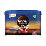 Nescafe Decaffeinated Instant Coffee 500g- best before 03/26- dirty/dented tin, damaged lid still sealed