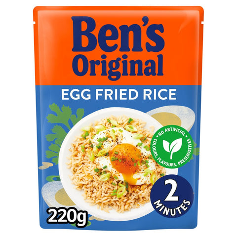 Ben's Original Egg Fried Rice 220g, best before 04/25