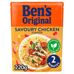 Ben's Original Savoury Chicken Microwave Rice 220g- best before 02/05/25