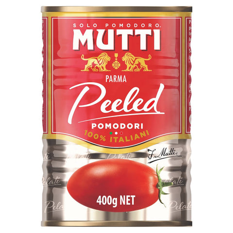 Mutti Peeled Tomatoes 400g- best before 31/08/26- dented tins