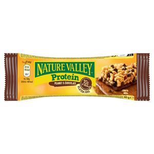 Nature Valley Protein Peanut & Chocolate Cereal Bars 40g, best before 27/07/24 (Ref E169)
