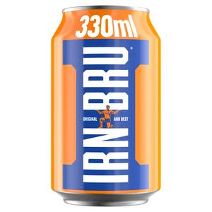 22 x Irn-Bru 330ml- best before 06/25- dented cans