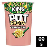 King Pot Pasta Creamy Carbonara 69g, best before 09/24 - scuffy pack- (Ref T17-3)