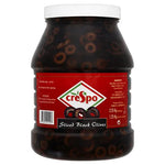 Crespo Sliced Black Olives 2.35kg  - best before 18/09/26- slightly dirty -(ref T10-3)