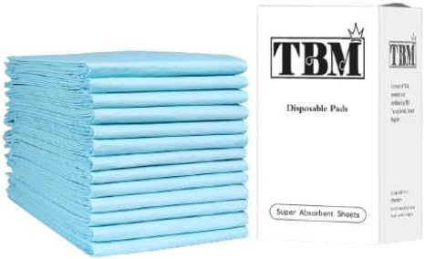 TBM 50 x Incontinence Bed Sheets Disposable 60 x 60cm Mattress Protector damaged/open box