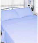 Rayyan Linen Thermal Flannelette Flat Sheet 100% Cotton Brushed (Sky Blue, Single) new in original packaging