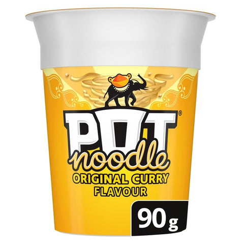 Pot Noodle Original Curry 90g - best before 06/24- slightly damaged label