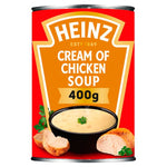 Heinz Cream of Chicken Soup 4x 400g- best before 03/26, tins may come dented