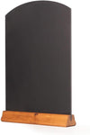 Chalkboards Table Top Chalkboard with Plinth, Wood, Dark Oak, A3, 42 x 30 x 4 cm- new but missing original packaging