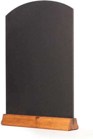 Chalkboards Table Top Chalkboard with Plinth, Wood, Dark Oak, A3, 42 x 30 x 4 cm- new but missing original packaging