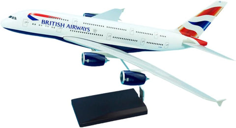 AeroClix British Airways Model Plane Airbus A380-800 with G-XLEL registration, like new , broken box ( ref tt134)