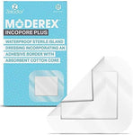 Sterile Self Adhesive Waterproof Island Dressing Latex Free with Transparent Border and 100% Cotton Absorbent pad x 25 (8cm x 10cm x 25)- best before 06/08/26-damaged box and bagged