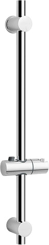 SAMODRA Shower Riser Rail with Adjustable Shower Head Holder,66 cm Chrome used very good , needs screws