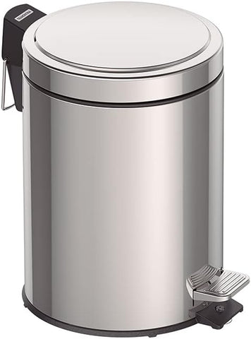Tramontina 5L Pedal Bin Stainless Steel with Lid, 20.5 cm Diameter x 29 cm Height- new in original packaging