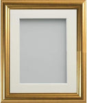 Frame Company Eldridge Gold 12x10 inch Picture Photo Frames with Real Glass- new but scruffy packaging