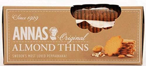 Annas Original Almond Thins 150g- best before 15/12/25