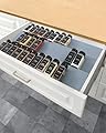 Famhap Spice Drawer Organizer, 6 Tier Expandable Seasoning Rack Tray for Kitchen Drawers Spice Rack Drawer, new, open/scruffy box