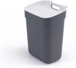 Curver Ready to Collect 10L Kitchen Accessories Recycling Lift Top Bin Dark Grey Light Grey Lid- new but small marks on bin