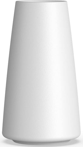 Vzmiza Luxury Ceramic Flower Vase - White 9.6L x 5.5W x 18.2H cm- New but scruffy box