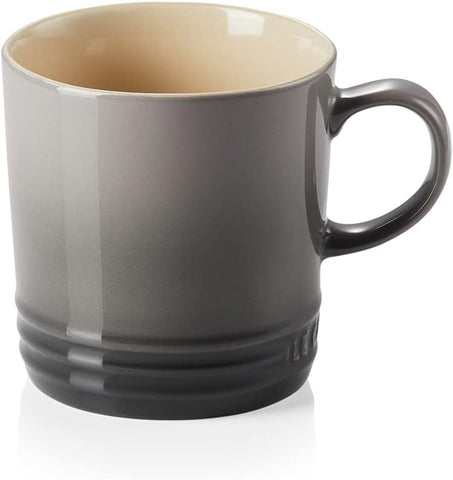 Le Creuset Stoneware Coffee Mug, 350 ml, Flint -new but scruffy packaging