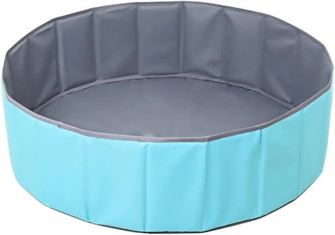 Lotvic Foldable Baby Ball Pit, (100cm, Blue) Used- very good, no original packaging