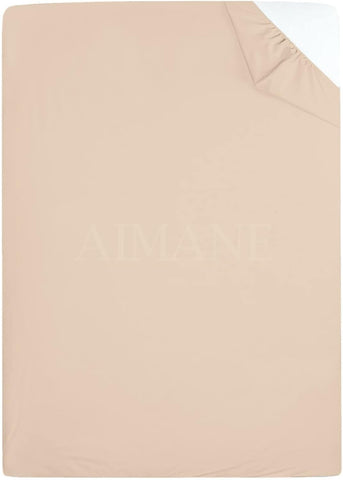 AIMANE® King Fitted Sheet 150 x 200 CM, new, scruffy packaging