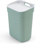 Curver Ready to Collect Kitchen Recycling Lift Top Bin Green with Light Grey Lid 10L- new but small rip on the lid/ lid does not go in entirely/ does not affect use