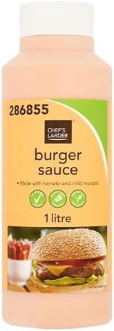 Chef's Larder Burger Sauce 1 Litre best before 11/25