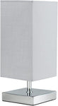 MiniSun Modern Table Lamp, Grey Shade, condition new, missing original box, tested (Ref TT343)