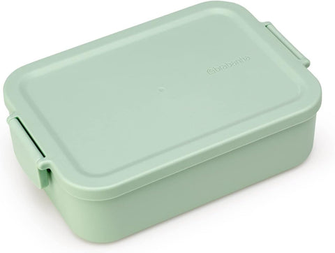Brabantia Lunch Box 1.1L, Lid with Clips, Jade Green, Used- very good, no original packaging, needs to be washed before use