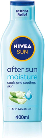 NIVEA SUN After Sun Moisturising Soothing Lotion 400ml, dented, dirty bottle