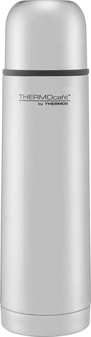 Thermos Thermo Cafe S/S Flask , Silver, 0.5 Litre, new but 1 inch dent on side