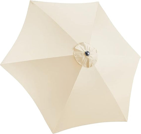 CHRISTOW Replacement Parasol Canopy Hexagonal 6 Arms, 2.7m Cream- new but no original packaging