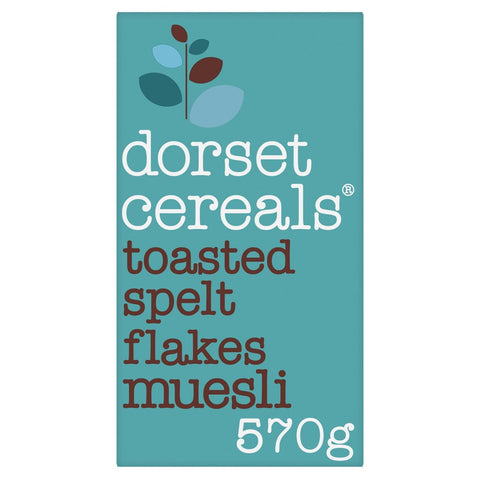 Dorset Cereals Tasty Toasted Spelt Muesli 570g- best before 09/01/25- may come damaged and taped pack