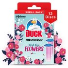 Duck Fresh Discs Toilet Cleaner First Kiss Flower Twin Refill 72ML- (ref E217)