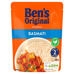 Ben's Original Classic Basmati 220g- best before 23/09/25