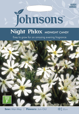 Johnsons Phlox Midnight Candy Seeds- sow by 2024