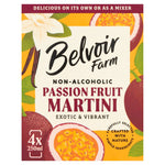 Belvoir Farm Non Alcoholic Passionfruit Martini 4X250ML- best before 07/25