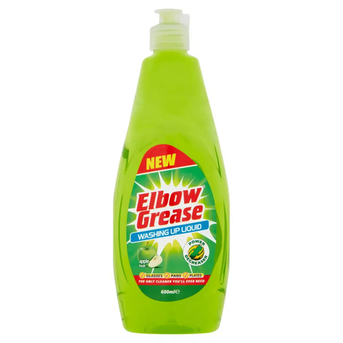 Elbow Grease Apple Power Degreaser Washing Up Liquid 600ml